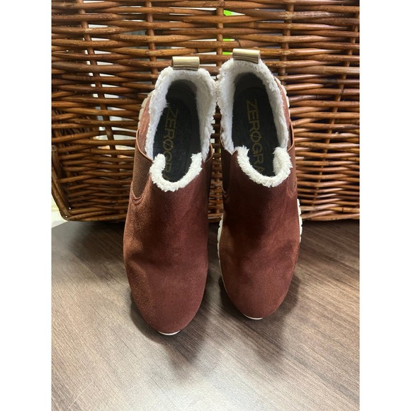 Cole Haan Geand OS suede booties sz 7 - Picture 4 of 6